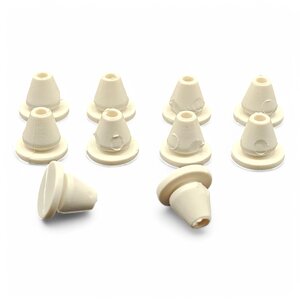 Fixem Fixem 10x Aanslagdopjes Wit dunne stootrand 2MM– Bescherming voor Deuren en Kozijnen