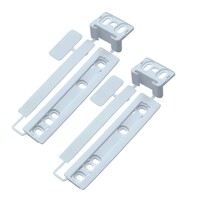 Fixem Deurgeleider Set - Sleepgeleider Koelkast Keukendeur - Set 2 Stuks - Geschikt voor AEG Electrolux IKEA Whirlpool Zanussi - Alternatief voor 4055372405 en meer - Makkelijk te monteren