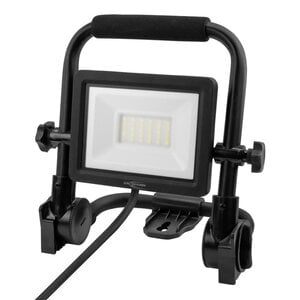 ANSMANN FL20W-AC Schijnwerper - 2200 Lumen - SMD LED-technologie - Kleurtemperatuur 5000K - IP65 Waterdicht - 20W - 230V AC - 180 cm Kabel - Robuust en Slagvast - Zwart