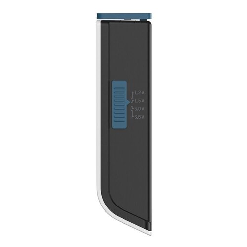 ANSMANN 1900-0110 - Batterijtester voor 1,2 V / 1,5 V / 3 V / 3,6 V accu’s - Geschikt voor AA, AAA, C, D, 9V, lithium, NiMH, NiCd - LCD-scherm met 22 segmenten - Geen voeding nodig