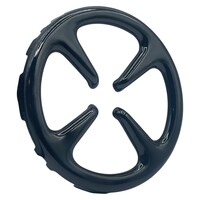 Fixem Gaspit Verkleiner Rond 13cm Geëmailleerd Metaal Geschikt voor Moka Pot, Percolator voor Gasfornuis en Kookplaten