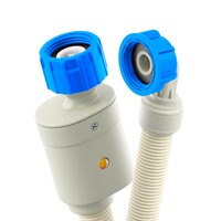 Fixem Toevoerslang 3 Meter met Aquastop Aanvoerslang Geschikt voor Alle Merken met 3/4 Wartelaansluiting Wasmachine en Vaatwasser Koud Water tot 25 Graden