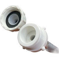 Fixem Watertoevoer Verlengslang 2.5 Meter 60 Bar Geschikt voor Koud Water Wasmachine Vaatwasser 3/4 Schroefaansluiting tot 25 Graden