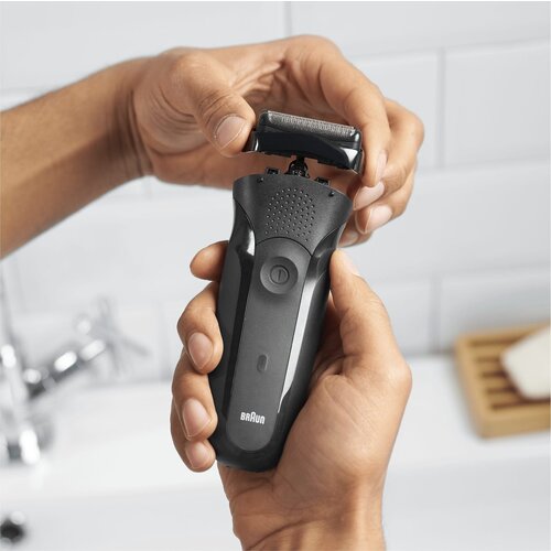 Braun Series 3 21B Vervangende Scheerkop Zwart Geschikt voor Elektrisch Scheerapparaat Compatibel met Series 3 en cruZer Clean Shave