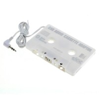 OTB Auto Cassette Adapter met 3.5mm Jack Connector Wit Geschikt voor Autoradio met Cassette-Ingang