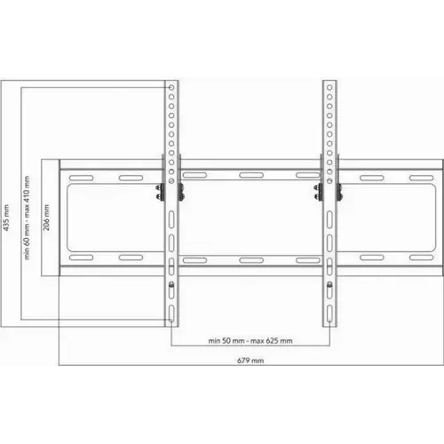 WM2621 Muursteun Smart Line Tilt 32-84"