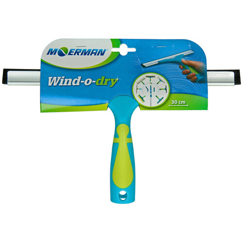 Moerman Wind-O-Dry Raamwisser 30cm met Microvezelhoes en Natuurrubberstrip Moerman Wind-O-Dry Raamwisser 30cm met Microvezelhoes en Natuurrubberstrip