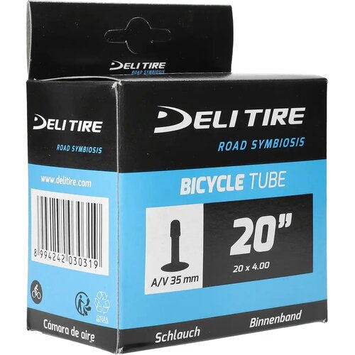 Deli Binnenband 20x4.00 Fatbike met Schrader Autoventiel 35mm Deli Binnenband 20x4.00 Fatbike met Schrader Autoventiel 35mm