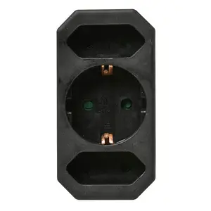 VB Extend Verdeelstekker 2x euro + 1x RA zwart