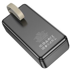 Hoco Powerbank 30000 mAh Zwart met 2x USB Uitgang en Micro-USB USB-C Ingang Hoco Powerbank 30000 mAh Zwart met 2x USB Uitgang en Micro-USB USB-C Ingang