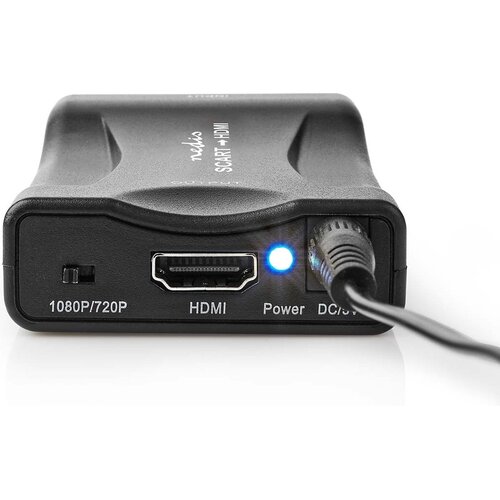 nedis Nedis HDMI Converter SCART naar HDMI, Geschikt voor Apparaten met SCART Aansluiting, 1080p 1 2 Gbps USB Voeding Zwart nedis Nedis HDMI Converter SCART naar HDMI, Geschikt voor Apparaten met SCART Aansluiting, 1080p 1 2 Gbps USB Voeding Zwart