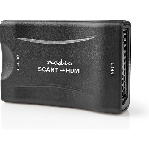 nedis Nedis HDMI Converter SCART naar HDMI, Geschikt voor Apparaten met SCART Aansluiting, 1080p 1 2 Gbps USB Voeding Zwart nedis Nedis HDMI Converter SCART naar HDMI, Geschikt voor Apparaten met SCART Aansluiting, 1080p 1 2 Gbps USB Voeding Zwart