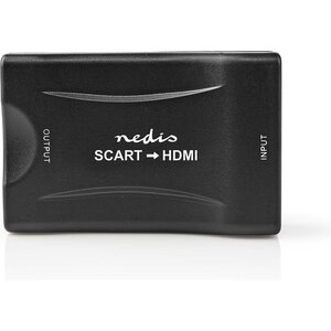 nedis Nedis HDMI Converter SCART naar HDMI, Geschikt voor Apparaten met SCART Aansluiting, 1080p 1 2 Gbps USB Voeding Zwart