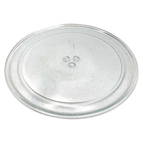 Fixem Fixem Glasplaat Magnetron 32,5 cm, Geschikt voor Magnetron/Oven met Kleine Meenemer, Draaiplateau met 3 Inkepingen, Glasplaat 1 Stuk