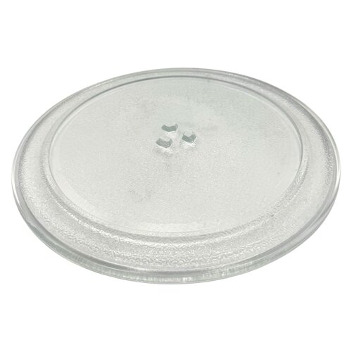 Fixem Fixem Glasplaat Magnetron 32,5 cm, Geschikt voor Magnetron/Oven met Kleine Meenemer, Draaiplateau met 3 Inkepingen, Glasplaat 1 Stuk
