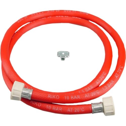 Universeel Sanitair CV Vulslangset 3,5 Meter, DHZ 545026, Gewapende Slang met 3/4 Wartels en Ontluchtingssleutel Universeel Sanitair CV Vulslangset 3,5 Meter, DHZ 545026, Gewapende Slang met 3/4 Wartels en Ontluchtingssleutel