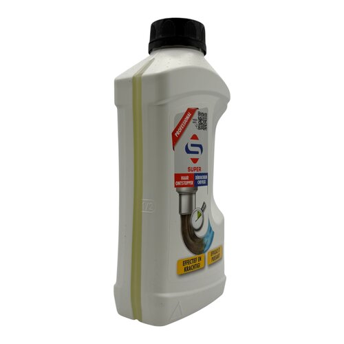 SuperCleaners SUPER Haar Ontstopper 1 Liter, Voor Hardnekkige Haarverstoppingen, Veilig voor Afvoer en Sifon