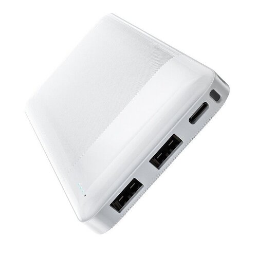 Hoco Hoco Powerbank 10.000mAh, 2x USB Uitgang, Geschikt voor Universeel Gebruik, Wit, J72W Hoco Hoco Powerbank 10.000mAh, 2x USB Uitgang, Geschikt voor Universeel Gebruik, Wit, J72W