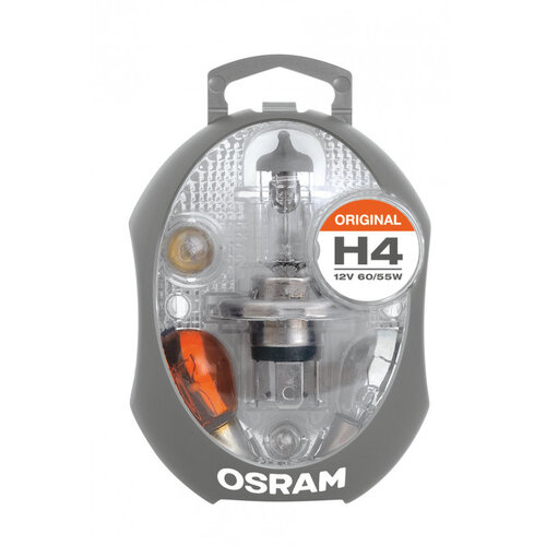 Osram Osram Reservelampenset 12V H4, Complete Set met Zekeringen, Voor Auto