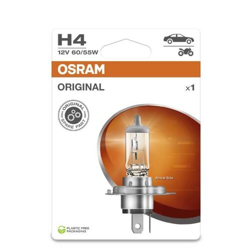 Osram Osram Original H4 Autolamp 12V, 60 55W, P43t, 1 Stuk Blister