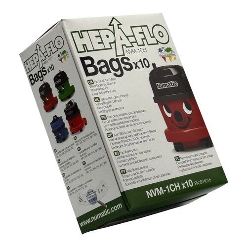 Numatic Numatic NVM-1CH Stofzuigerzakken, Geschikt voor Numatic Henry Hetty James Harry, 10 Stuks