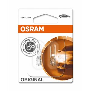 Osram Osram Automotive 2721-02B Signaallamp W2W 12 V 1.22 W, 2 stuks