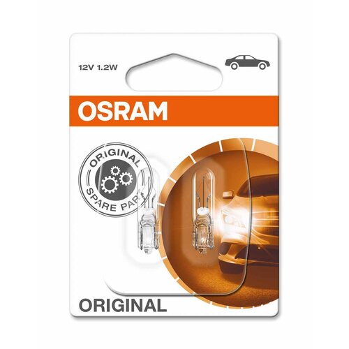 Osram Osram Automotive 2721-02B Signaallamp W2W 12 V 1.22 W, 2 stuks