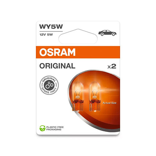 Osram Osram Original 12V WY5W T10, W2,1×9,5d, 2 stuks