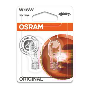 Osram Osram Original 12V W16W, W2,1×9,5d, 2 stuks