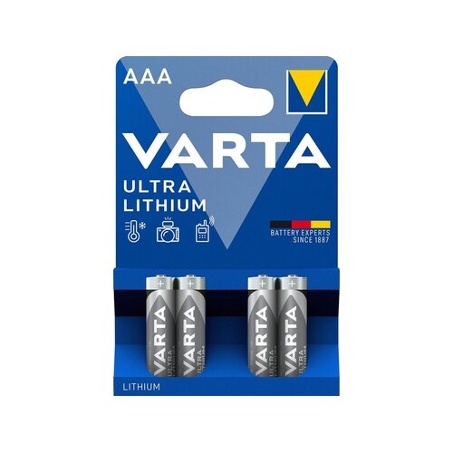 Varta Varta Batterijen Professional Lithium AAA, 4 stuks