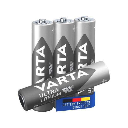 Varta Varta Batterijen Professional Lithium AAA, 4 stuks