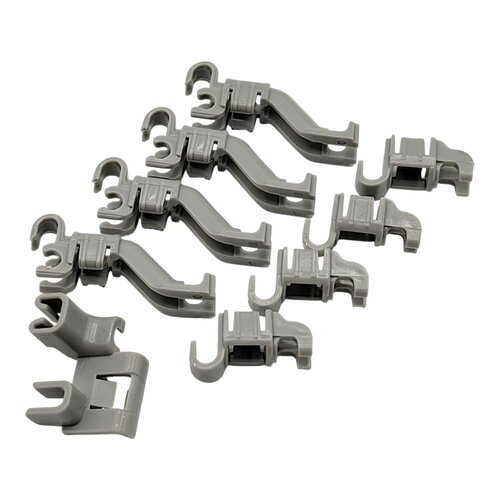 Fixem Fixem onderkorf lager vaatwasser, onderkorf steun en korf houder kunststof, geschikt voor Bosch Siemens 00632372 SX65M009 SBV48M10