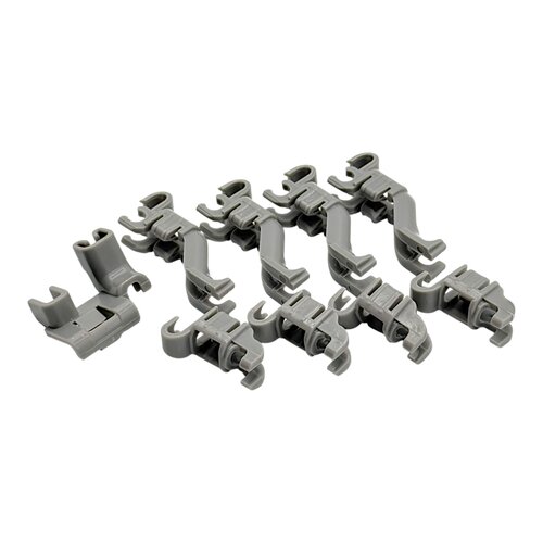 Fixem Fixem onderkorf lager vaatwasser, onderkorf steun en korf houder kunststof, geschikt voor Bosch Siemens 00632372 SX65M009 SBV48M10