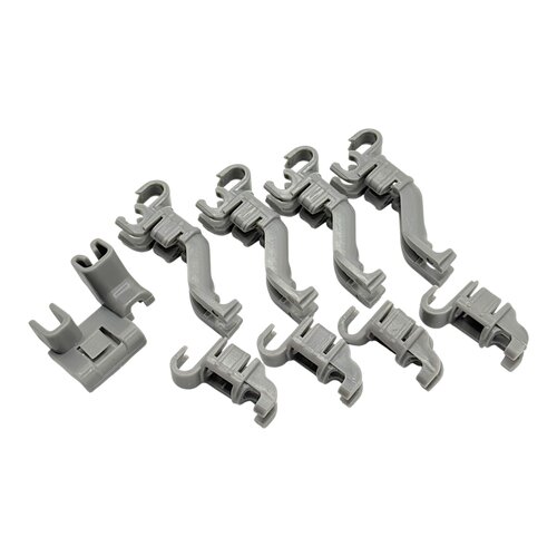 Fixem Fixem onderkorf lager vaatwasser, onderkorf steun en korf houder kunststof, geschikt voor Bosch Siemens 00632372 SX65M009 SBV48M10