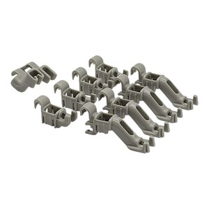 Fixem Fixem onderkorf lager vaatwasser, onderkorf steun en korf houder kunststof, geschikt voor Bosch Siemens 00632372 SX65M009 SBV48M10