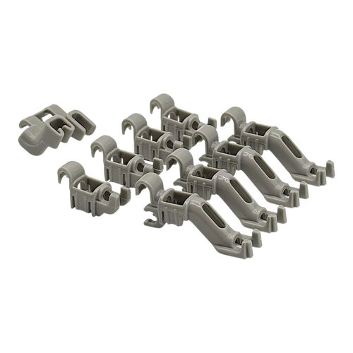 Fixem Fixem onderkorf lager vaatwasser, onderkorf steun en korf houder kunststof, geschikt voor Bosch Siemens 00632372 SX65M009 SBV48M10