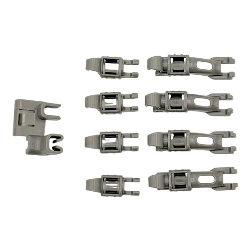 Fixem Fixem onderkorf lager vaatwasser, onderkorf steun en korf houder kunststof, geschikt voor Bosch Siemens 00632372 SX65M009 SBV48M10