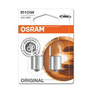 Osram Osram R10W 12V Gloeilamp BA15s Original Line, 10W, 2 stuks, ECE goedgekeurd