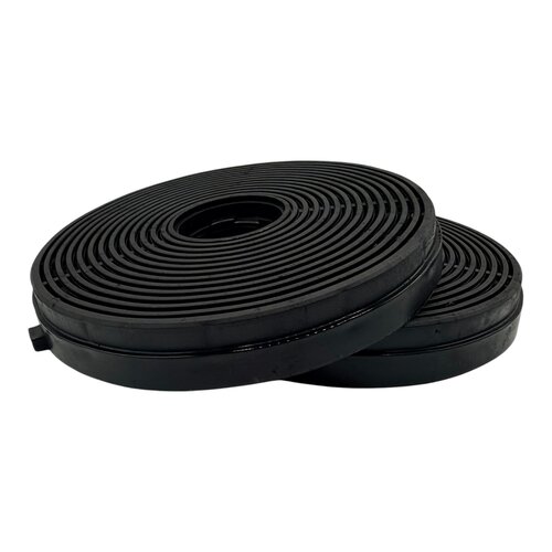 Fixem Fixem koolstoffilter afzuigkap 134 mm rond 2 stuks, recirculatie koolfilter wasemkap vervangen, geschikt voor Respekta MIZ6000