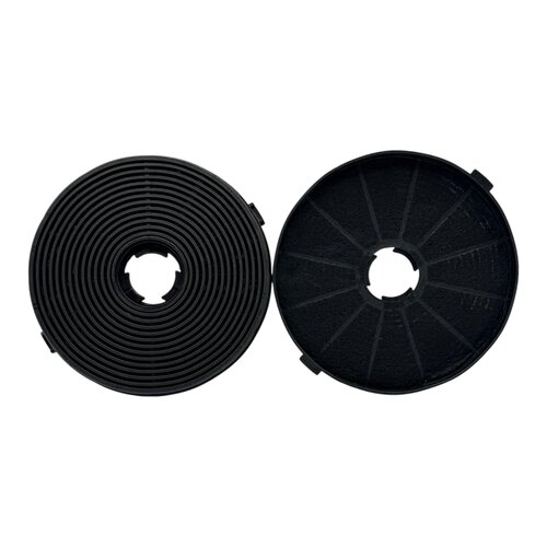 Fixem Fixem koolstoffilter afzuigkap 134 mm rond 2 stuks, recirculatie koolfilter wasemkap vervangen, geschikt voor Respekta MIZ6000