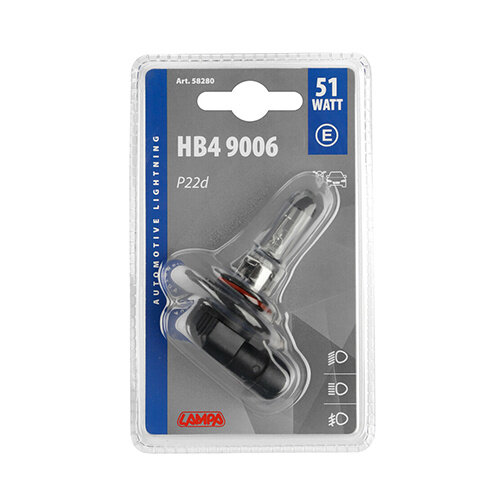 Lampa HB4 9006 Halogeen Lamp 12V 55W, P22d, Autolamp Koplamp Halogeenlamp