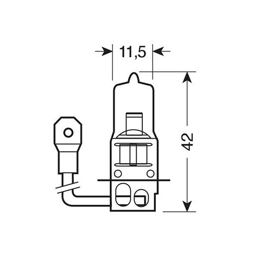 Lampa Lampa H3 Halogeen Lamp 12V 55W Autolamp Koplamp Verlichting