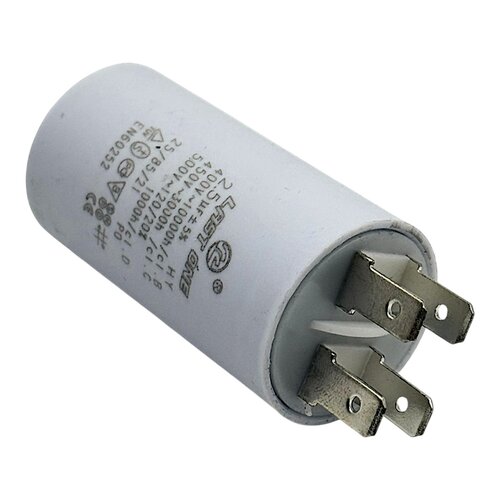 Merkloos Condensator - Aanloop - 2,5 uF (Max. 450V, Aarde)
