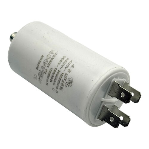 Merkloos Condensator - Aanloop - 4,5 uF (Max. 450V, Aarde)