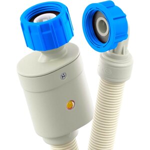 Fixem Fixem Toevoerslang 4 Meter met Aquastop Waterslot Aanvoerslang Geschikt voor Wasmachine Vaatwasser en Apparaten en alle Merken met 3/4 Schroefwartelaansluiting Koud Water tot 25 Graden