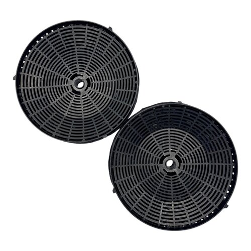 Fixem Fixem koolstoffilter afzuigkap geschikt voor Whirlpool 482000009691 Ø170x45mm, kool filter wasemkap, rond - 2 stuks