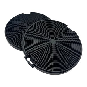 Fixem Fixem koolstoffilter afzuigkap 154mm, geschikt voor Electrolux 4055093712, actief kool filter wasemkap geschikt voor meerdere merken - Rond - 2 stuks