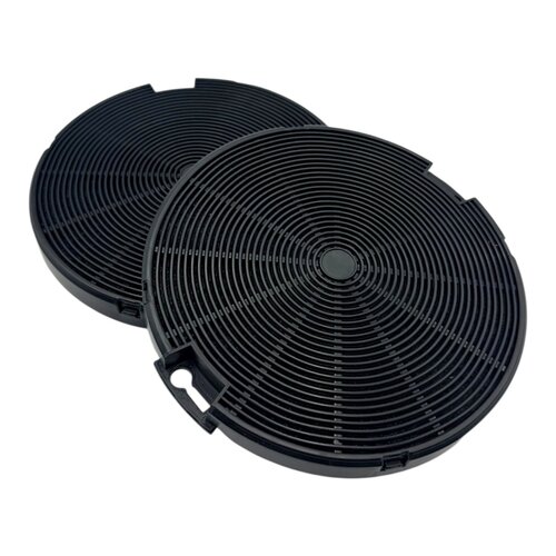 Fixem Fixem koolstoffilter afzuigkap 154mm, geschikt voor Electrolux 4055093712, actief kool filter wasemkap geschikt voor meerdere merken - Rond - 2 stuks