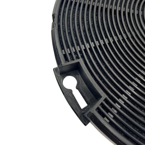 Fixem Fixem koolstoffilter afzuigkap 154mm, geschikt voor Electrolux 4055093712, actief kool filter wasemkap geschikt voor meerdere merken - Rond - 2 stuks