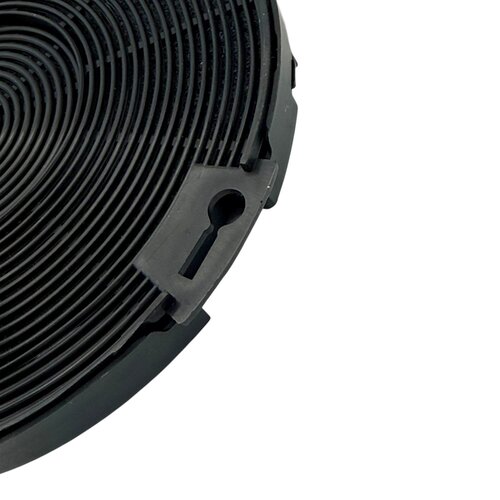 Fixem Fixem koolstoffilter afzuigkap 154mm, geschikt voor Electrolux 4055093712, actief kool filter wasemkap geschikt voor meerdere merken - Rond - 2 stuks